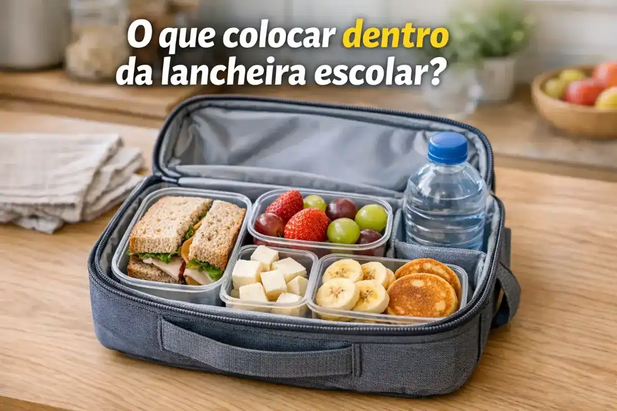 O que colocar dentro da lancheira escolar?