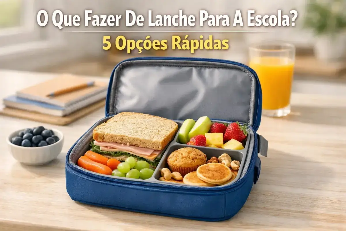 O que fazer de lanche para a escola? 5 Opções rápidas