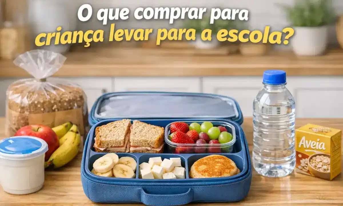 O que comprar para criança levar para a escola?