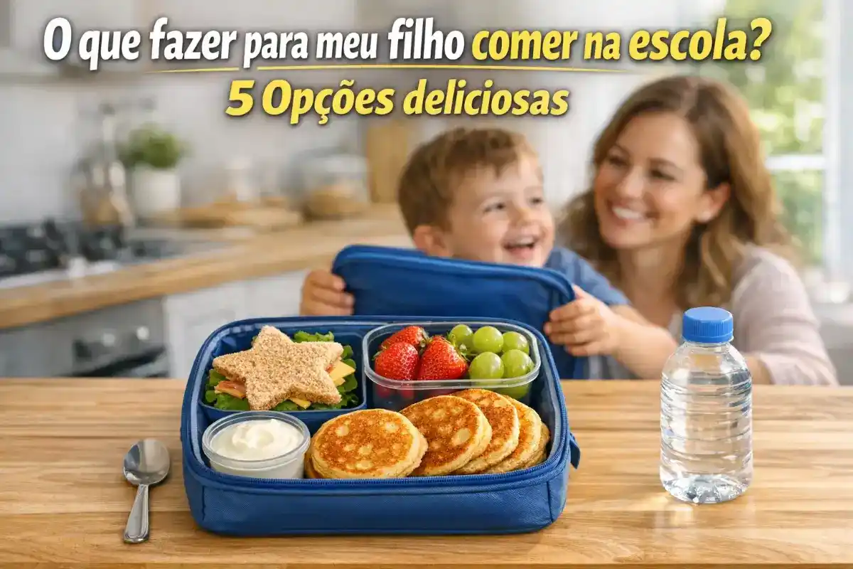 O que fazer para meu filho comer na escola? 5 Opções deliciosas