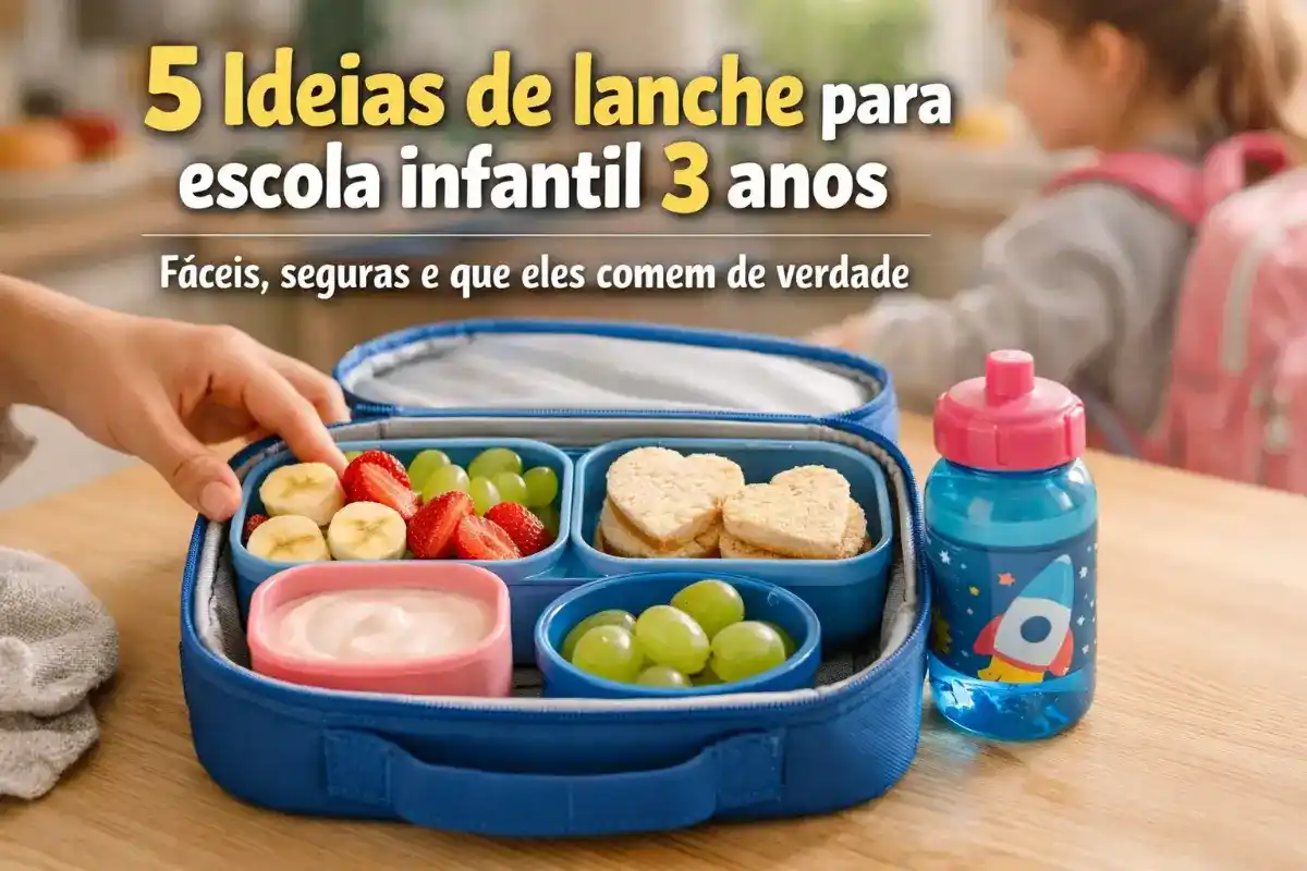 5 Ideias de lanche para escola infantil 3 anos