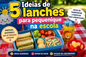 5 Ideias de lanches para pequenique na escola